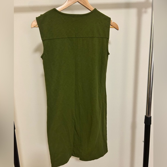 J. Crew Olive Green Sleeveless Mini Dress - Picture 2 of 3